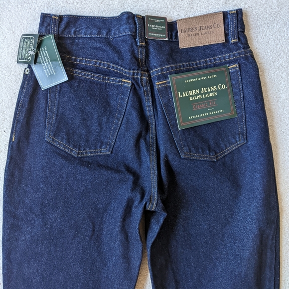 Lauren Jeans Co dark blue jeans NWT size 6 - Picture 7 of 7